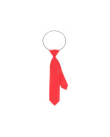 Krawat chłopięcy czerwony 0-4 lub 5-10 lat