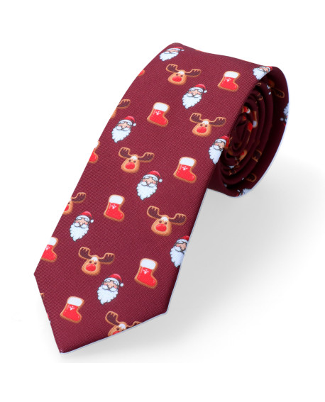 Krawat męski świąteczny